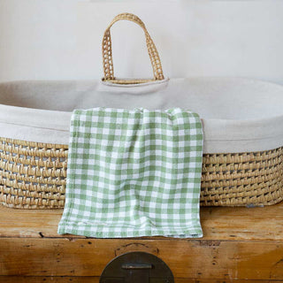 Gingham Check Baby Blankets
