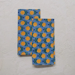 Shama Block Printed Cotton Napkins
