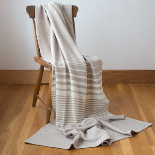 Penobscot Organic Wool & Cotton Throw Blanket