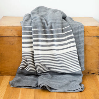 Penobscot Organic Wool & Cotton Throw Blanket