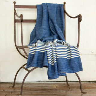 Penobscot Organic Wool & Cotton Throw Blanket