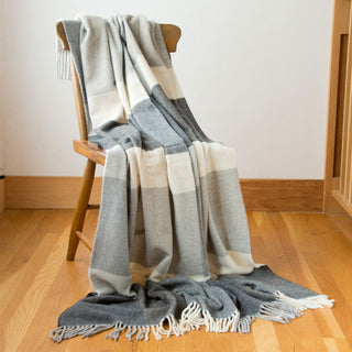 Lira Luxury Recycled Cashmere & Wool Throw