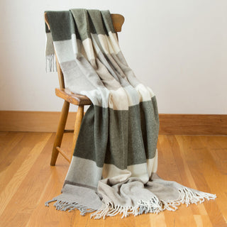 Lira Luxury Recycled Cashmere & Wool Throw