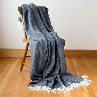 Wool and Cashmere Luxury Ruby Throw