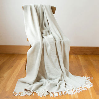Wool and Cashmere Luxury Ruby Throw
