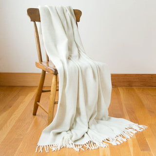 Wool and Cashmere Luxury Ruby Throw