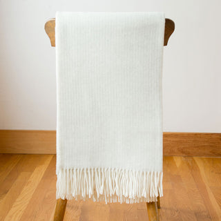 Wool and Cashmere Luxury Ruby Throw