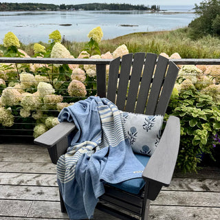 Penobscot Organic Wool & Cotton Throw Blanket