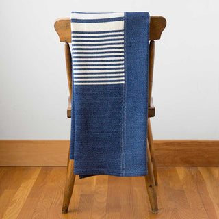 Upcycled Penobscot Organic Wool & Cotton Throw