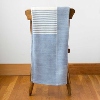 Upcycled Penobscot Organic Wool & Cotton Throw