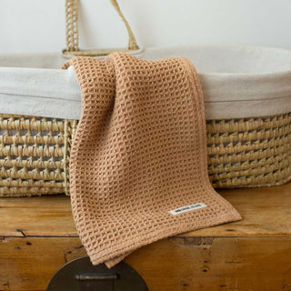 Soft Cotton Waffle Weave Baby Blanket